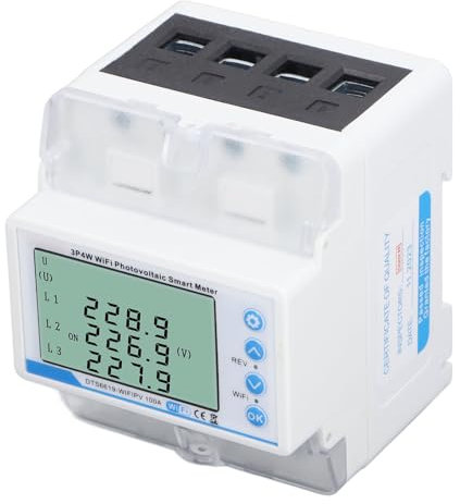 WLAN Intelligent Energy Meter 60-300V 100A Bidirektionale Messung Energiespannung Stromschutz für 3P 4W