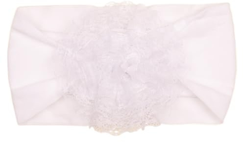 Fascia per capelli per bambine, copricapo a turbante per fotografia, per neonati, comoda e morbida, con fiore