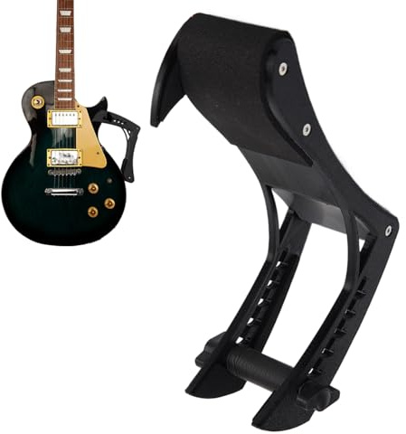 Stütze Für Klassische Gitarre | Gitarrenbeinstütze Mit Verstellbarer Breite Für Elektrische Und Klassische Gitarre | Ergonomischer Akustik-Beinständer | Leichte, Rutschfeste Bass-Beinstütze