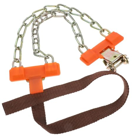 FUNOMOCYA Cadenas de Nieve Antideslizantes para Neumáticos Coche y Suv Cadena de Acero Resistente para Invierno Fácil Instalación Seguridad Carreteras Heladas y Resbaladizas