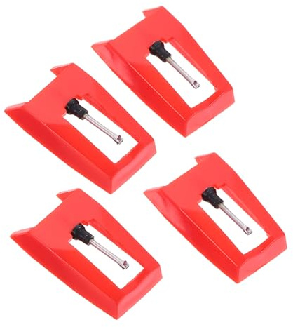 MAGICLULU 4 pezzi Puntine di Ricambio per Giradischi e Grammofoni Aghi Stilo in Resistente Facili da Installare Senza Attrezzi Accessori Pratici per Testine Fonografiche