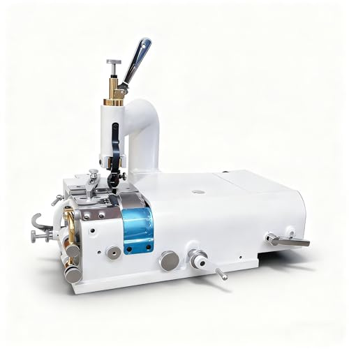 XEEAOFE Cabeza Peladora de Cuero, Máquina Eléctrica Industrial para Rebajar Cuero, Rebajadora Profesional Pala Cuchilla Máquina Peladora para Zapatos Guantes Cinturones Bolsos Rebaje con Pala