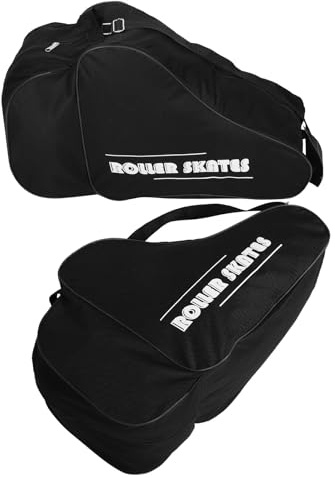 Didiseaon Lot de 2 Paquet Fourre-Tout Épais pour Patins à roulettes et Patins à Glace Paquet de Transport Bandoulière Ergonomique Compatible Garçon et Filles et Adultes Organisateur
