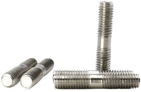 2/5/10 pièces longueur 10mm-70mm M2 M2.5 304 goujon fileté à Double extrémité en acier inoxydable entièrement fileté toutes les tiges filetées(10mm(10pcs),M2)
