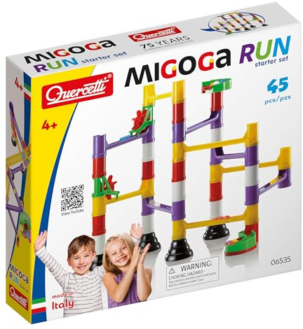 Quercetti 13/6535 Migoga Marble Run - Circuito para canicas, Multicolor