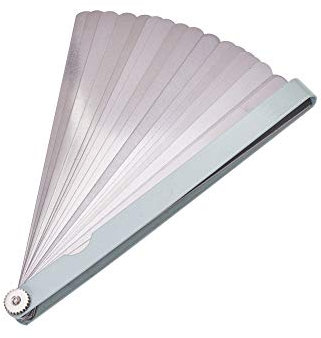 Utoolmart 200mm Lunghezza metrica Misuratore di distanza metrica Strumento spessimetro 20 lame 1 pz