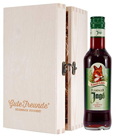 Fläminger Jagd Kräuter-Likör mit Geschenk-HK