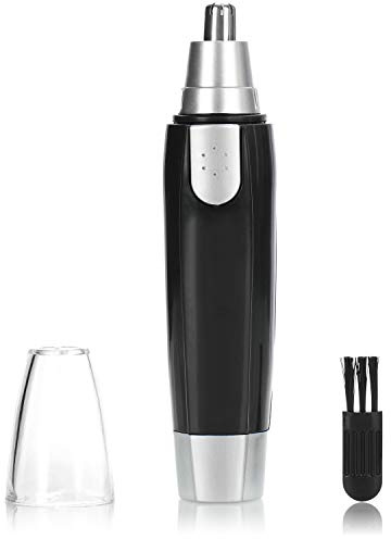 COM-FOUR® Nasenhaartrimmer, Nasenhaarschneider für unterwegs | Trimmer für Nasen- und Ohrenhaaren - Gesichtshaar-Trimmer für Damen und Herren