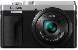 Panasonic LUMIX DC-TZ95D Superzoom Digital Camera, 24-720mm Optical Leica Zoom Lens, 20.3 MP, Panorama Selfie, 4K Function, Silver