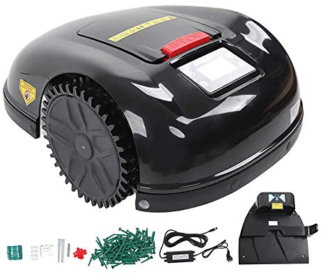 Robotic Lawn Mower, Auto Charging Robot Lawnmower for Lawns up to 3600m², Cutting Width 28cm, APP Control, 12 Language Options,Theft Protection, Overload Protection, Pressure/Lift/Tilt/Bump Sensor
