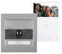 Kit videocitofono + Simplebus Wifi vivavoce mini - KVU8190V - Comelit