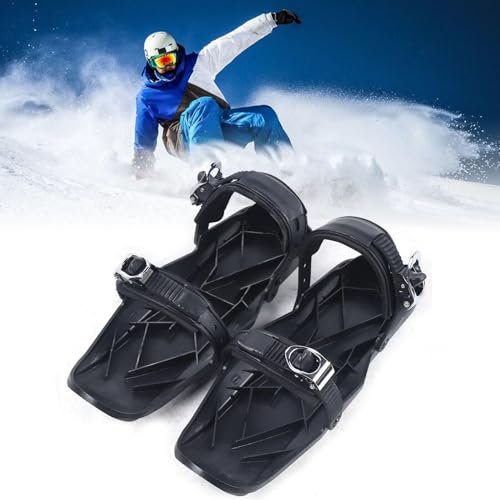 VIDECOR Leichte Trekking-Schneeschuhe, Skibergsteigen, Klettern, Aluminium-Snowboard für Erwachsene und Jugendliche, Skischuh-Set für Männer und Frauen,