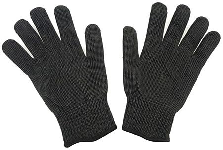 jojofuny Schnittfeste Level Schutzhandschuhe Küchenhandschuhe Schwarz Schnittresistent Verschleißfest Atmungsaktiv Für Schneiden Schnitzen Holz Glasarbeiten Handschuhschutz