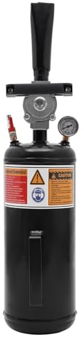 Reifenfüller 3 Gallons Reifen Booster Befüllhilfe Professionelle Airbooster Reifenschockfüller Reifendruckmesser Reifenbooster für LKW Auto PKW