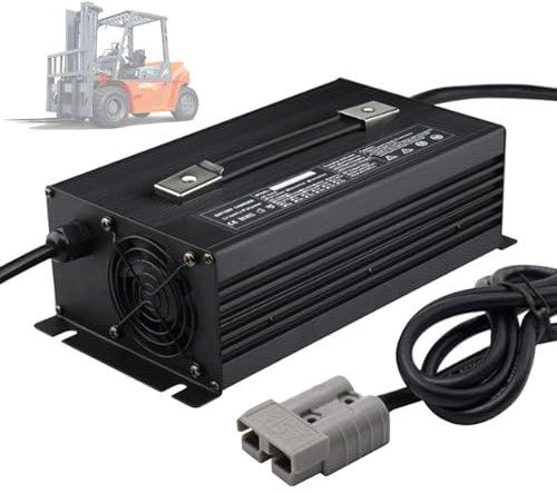 WLEJSL Chargeur Batterie pour Chariot Élévateur 36 Volts 30 Ampères Chargeurs Chariot Élévateur Électrique avec Prise Anderson, Écran LCD, Chargeur Batterie Haute Puissance Charge d'entretien,B,350A
