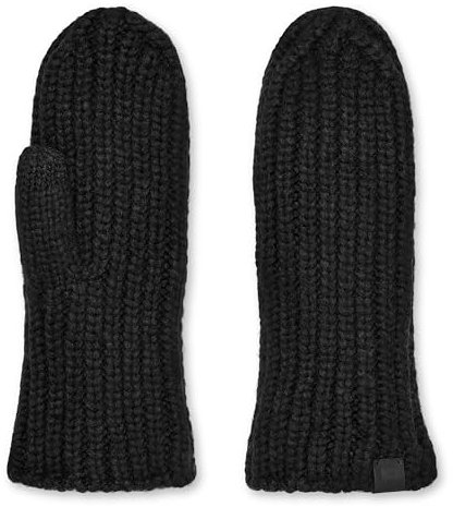 UGG Chunky Rib Mitten, schwarz, Gr. -