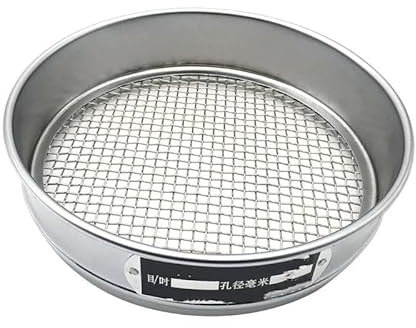 trädgårdssil Trädgård Hem Rostfritt Stål Köttig Trädgård Kompost Jord Sten Sil Mesh Jordfilter(4 mesh 5mm)