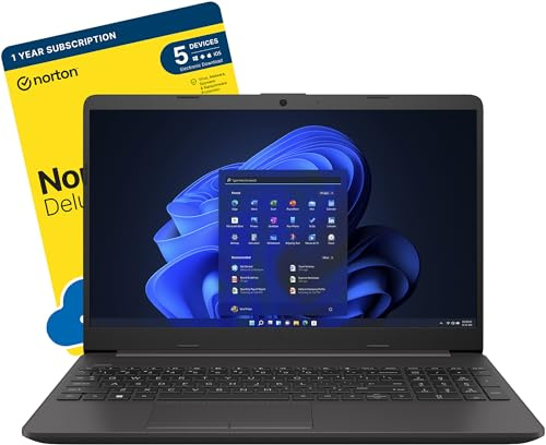 MESH Computers HP 255 G9 (AMD Ryzen 7 5825U, 16 GB RAM, 512 GB SSD, 15.6'' FHD, Windows 11 Home) includes FREE Norton 360 Deluxe Anti Virus