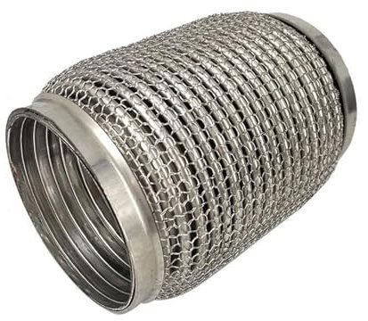 SQOFHFB Auto-Endrohre Edelstahl SUS304 Auspuff-Flexrohre Rohr-Flex-Kupplung Mit Verriegelung Superflexibel 51 X 150 Mm 63 X 100 Mm 63 X 150 Mm 76 X 100 Mm Auspuffblende(89X100mm)