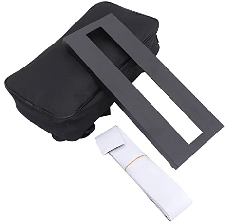 LIGIGWASH Kleines Pedalboard Satz Für E-gitarre Aus Schwarzem Oxford Stoff Mit Halterung Und Klettbändern Wiederverwendbares Effektpedal Zubehör Für Gitarrenspiel