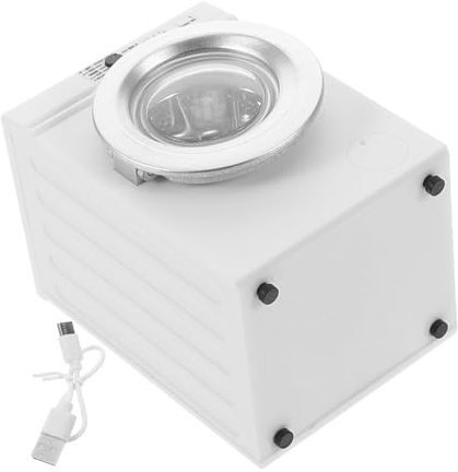 Hemobllo Mini Machine à Laver Jouet Blanc en Métal 1:12 pour Maison de Poupée, Décoration Miniature et Stimulation Créativité des Garçon et Filles Les Chambres de Jeu