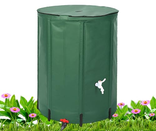Barrel Di Raccolta 'acqua Piovana - Serbatoio Pieghevole In PVC, Contenitore Catcher Di Acqua Piovana, Barile Di Stoccaggio Portatile, Acqua Per Esterni Per Di Serbatoio | Irrigazione Del