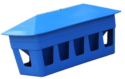Alimentador de palomas de alta eficiencia que proporciona dispensación automática de alimentación para múltiples usos de aves y capacidad de 7 libras para múltiples palomas