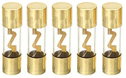 Kfz Sicherungen Set Sicherungshalter Glas Sicherungen Inline-Sicherungshalter Blade-Sicherungen Circuit Breaker 40A,One Size