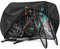 Cubierta de Bicicleta Para 2 o 3 Bicicletas Al Aire Libre Cubierta Impermeable Para Bicicleta Lluvia Sol UV Polvo Viento Cubierta con Orificio de Bloqueo Para Bicicleta de Montaña Eléctrica