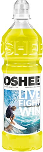 Oshee Isotonic Lemon Flavour Drink – 750ml (Pack of 6) – Hydrating Sports Drink with Vitamins – Low Sugar, Refreshing Energy Boost.