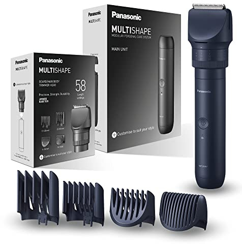 Panasonic MULTISHAPE modulares Körperpflege-System ER-CTW1, Bart- und Haartrimmer für Männer mit wiederaufladbarem Ni-MH-Akku