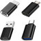 iZhuoKe 4 Pièces Adaptateurs USB C vers Micro USB et USB 3.0 OTG - Connecteur Type C Mâle pour MacBook, Smartphones, Voiture