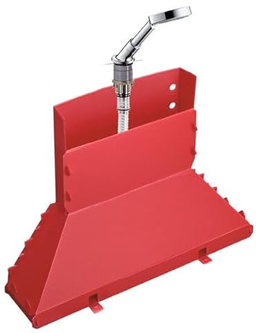 hansgrohe Grundkörper Secuflex Wannenrand-Set mit Handbrause, 19418800, Farbe: Edelstahl Optic