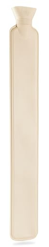 Wärmflasche Ohne Bezug 2L, 1er oder 2er Pack Wärmflasche Lang Gummi Schlauch Wärmflasche - Hot Water Bottle 2L Gifts for Women (1 Stück)