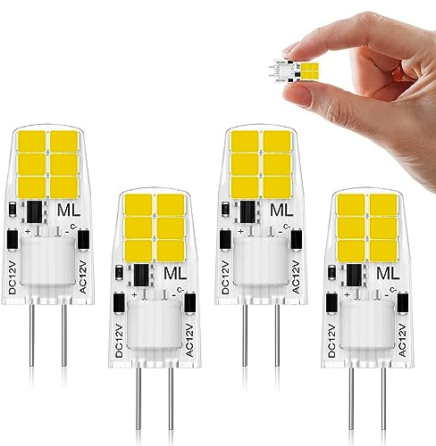 YzzYzz G4 LED 1,2 W, 5000 K, 180 lm, 12 V, 4er-Pack | 1,2 W, 5000 K, 180 lm, 12 V, 4er-Pack