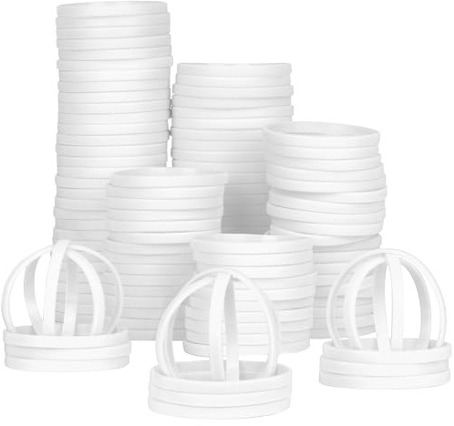LVNRIDS 100 st gummiarmband silikonarmband 20 cm längd sport elastiskt armband armband storpack gåvor för män kvinnor lärare studentfest vit