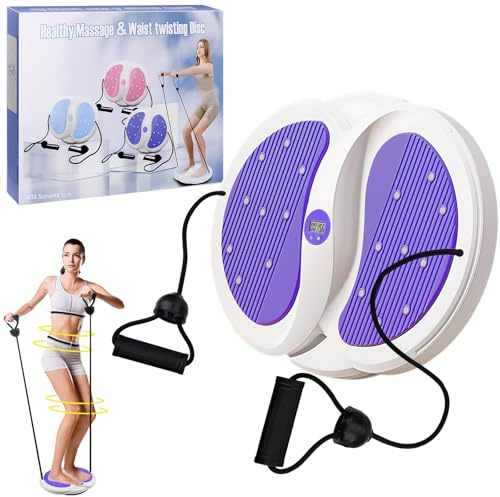 Quixion Waist Twisting Disc, Waist Sculptor Machine Twister, Body Shaping Waist Twisting Disc, Waist Trainer Machine For Women Weight Loss/Cardio Exercise