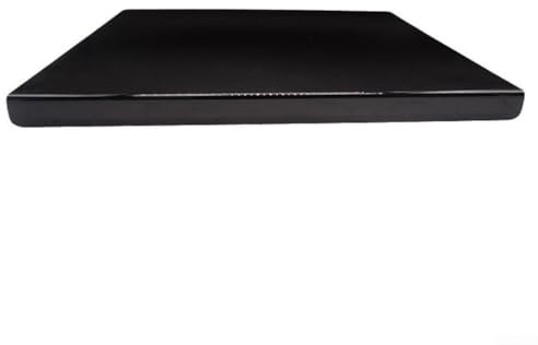 Getdoublerich Planche à découper en acrylique noir avec rebord antidérapant, la planche à découper de cuisine est multifonctionnelle et adaptée à diverses situations de cuisson