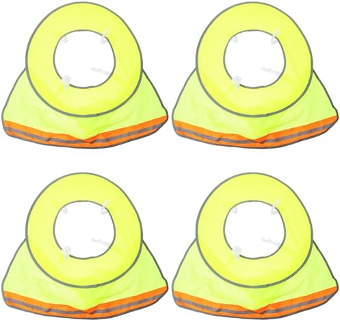ULTECHNOVO Hard Hat Sun Shade Neck Protector for Construction Reflective Band Visor Uv Easy Installation Suitable for Outdoor Work Safety