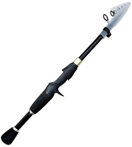 EKalgretrA Stipprute 1,6–2,4 m Teleskop-Angelruten, ultraleichtes Gewicht, Carbon-Angelzubehör, Ködergewicht 10–30 g Teleskopangel(Casting Rod,1.6m)