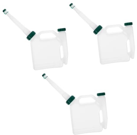 POPETPOP 3pcs Portable Premixed Gas Mixing Bottle for Outdoor Use for Chainsaw Petrol and Two-stroke Engine Oil Mixing Petroleum Bottle