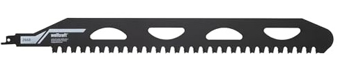 wolfcraft Lame de Scie Sabre 365 mm pour Béton Cellulaire et Brique | Denture carbure spécial 13 mm, coupe rapide, compatible toutes scies sabres à tige en S standard. Art. 2668000