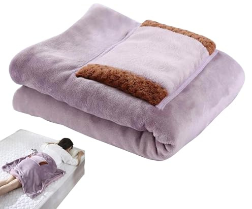 Couverture chauffée électrique - Underblanket électrique à tête électrique | avec chargement USB | Machine de couverture de 5V heattey | Brannket électrrique de lanceur de chaleur portable avec poche po