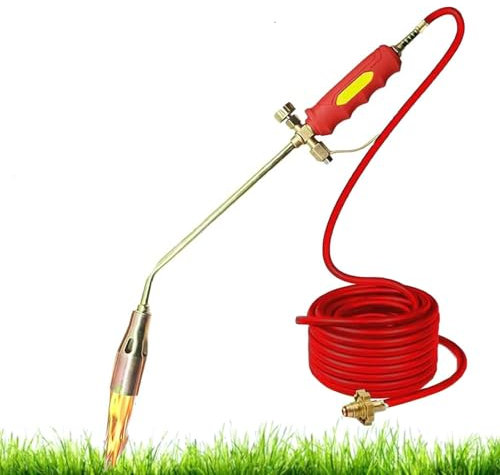 Nuovo kit bruciatore diserbante a torcia a propano 2025, kit bruciatore diserbante a torcia a propano, con tubo flessibile da 4,8 m,per casa, giardino, fattoria, industria ed edilizia