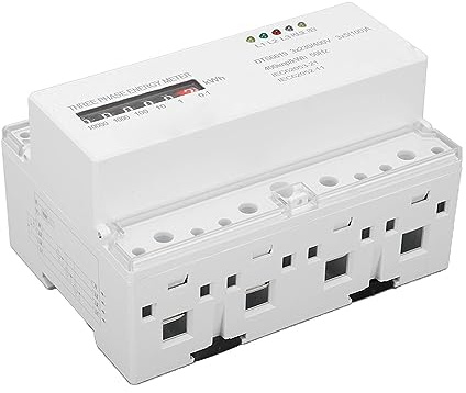 Mingzhe Compteur D'énergie triphasé, Mesure Haute Précision, 230 V, 400 V, 5 à 100 A, Installation Modulaire, PC, Cuivre