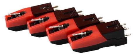 Ldbuejiaja Lot de 4 aiguilles pour tourne-disque pour lecteur Lp, phonographe, gramophone, aiguille, gramophone