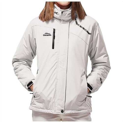 Wintermantel Damen Steppjacke Kurz Mit Kapuze Übergangsjacke,Daunenmantel Dicke Winterjacke Warm Gefüttert Herren Jacken Lang Reissverschluss Daunenjacken Winddicht Wanderjacke Softshelljacke Skijacke