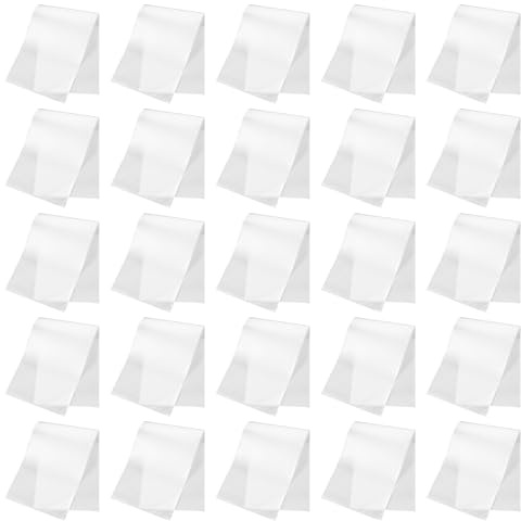 LRXIYODE Papier de Coloration Capillaire Blanc et 100 Feuilles Protège les Pointes en Pe Résistant Haute Température Haute Température Léger Salon de Coiffure Professionnel