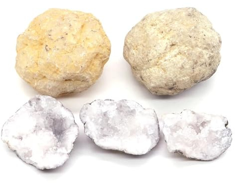 UYCUODLUY Beautiful Agate geode Cluster Crystal Cave (Size : 5pcs)