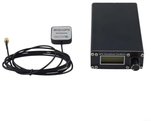 GPS Tamed Clock 10MHz Signal Generator GPSDO Disciplined Oscillator for Oscilloscope Calibration Audio Decoder Reference